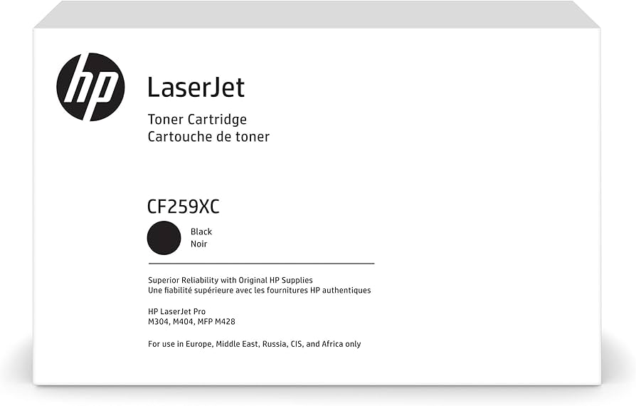 HP CF259XC / CF259X High-Yield Black Toner Cartridge Original HP