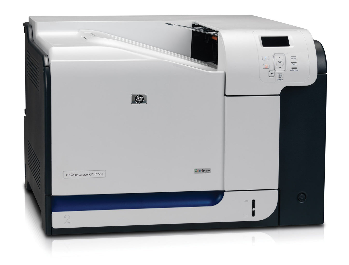 HP CP3525dn A4 colour laser printer with duplex and Ethernet – New Open Box