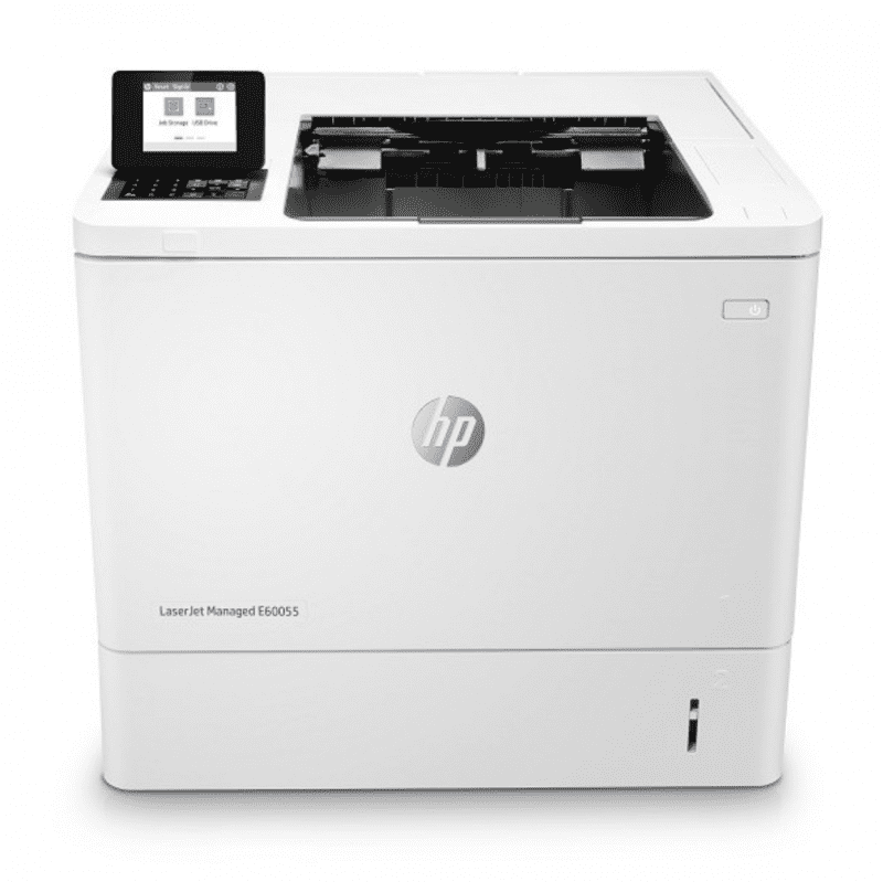 HP LaserJet E60055dn — 1-Year Warranty & GenieCare™ Expert Support