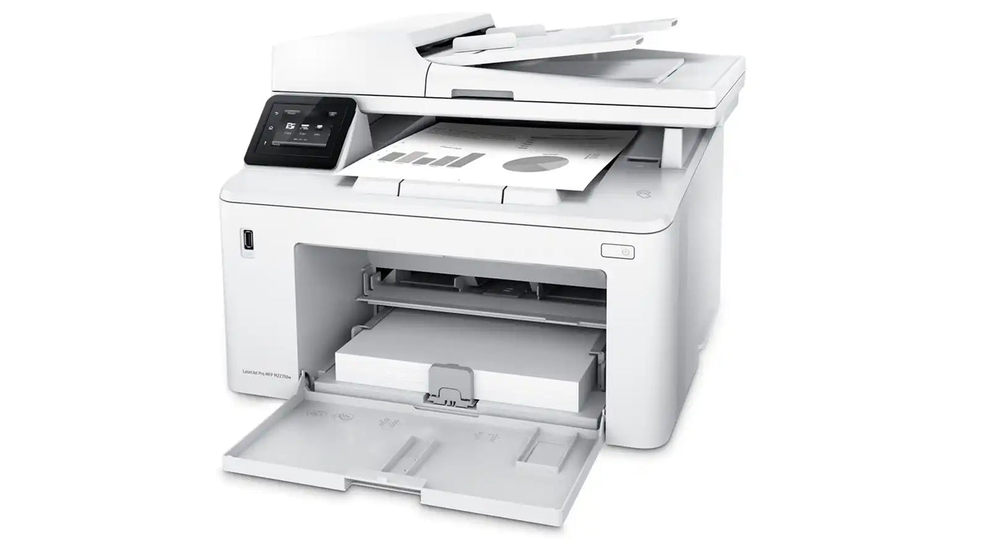 HP LaserJet Pro M227fdn A4 Mono Multifunction Laser Printer G3Q79A Refurbished - Printer Genie Ltd
