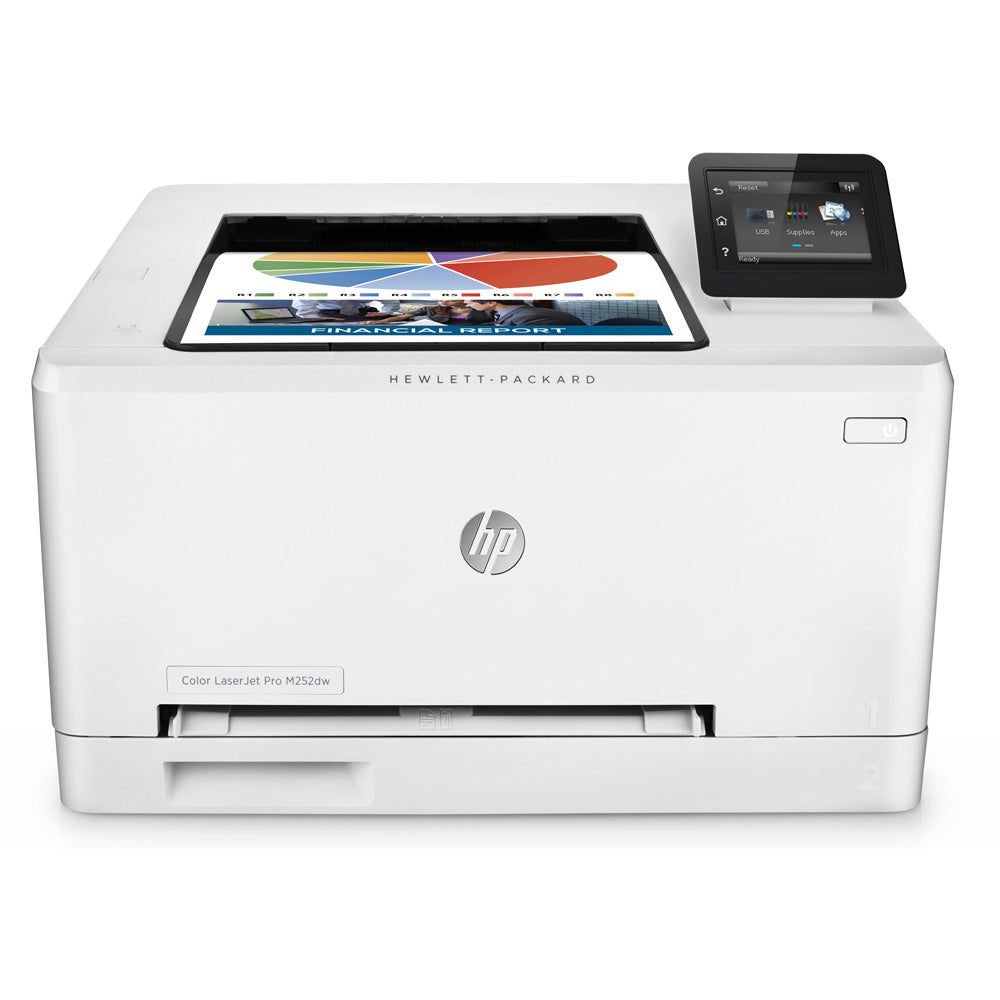 HP Colour LaserJet Pro M252dw with 100% Toners — 1-Year Warranty & GenieCare™