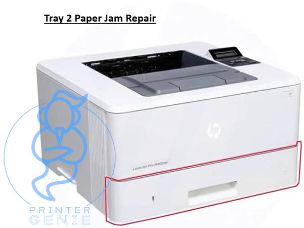 Paper Jam Repair Kit for HP LaserJet M402m All Trays. Tray 1 and Tray 2 (Main Tray) - Printer Genie Ltd