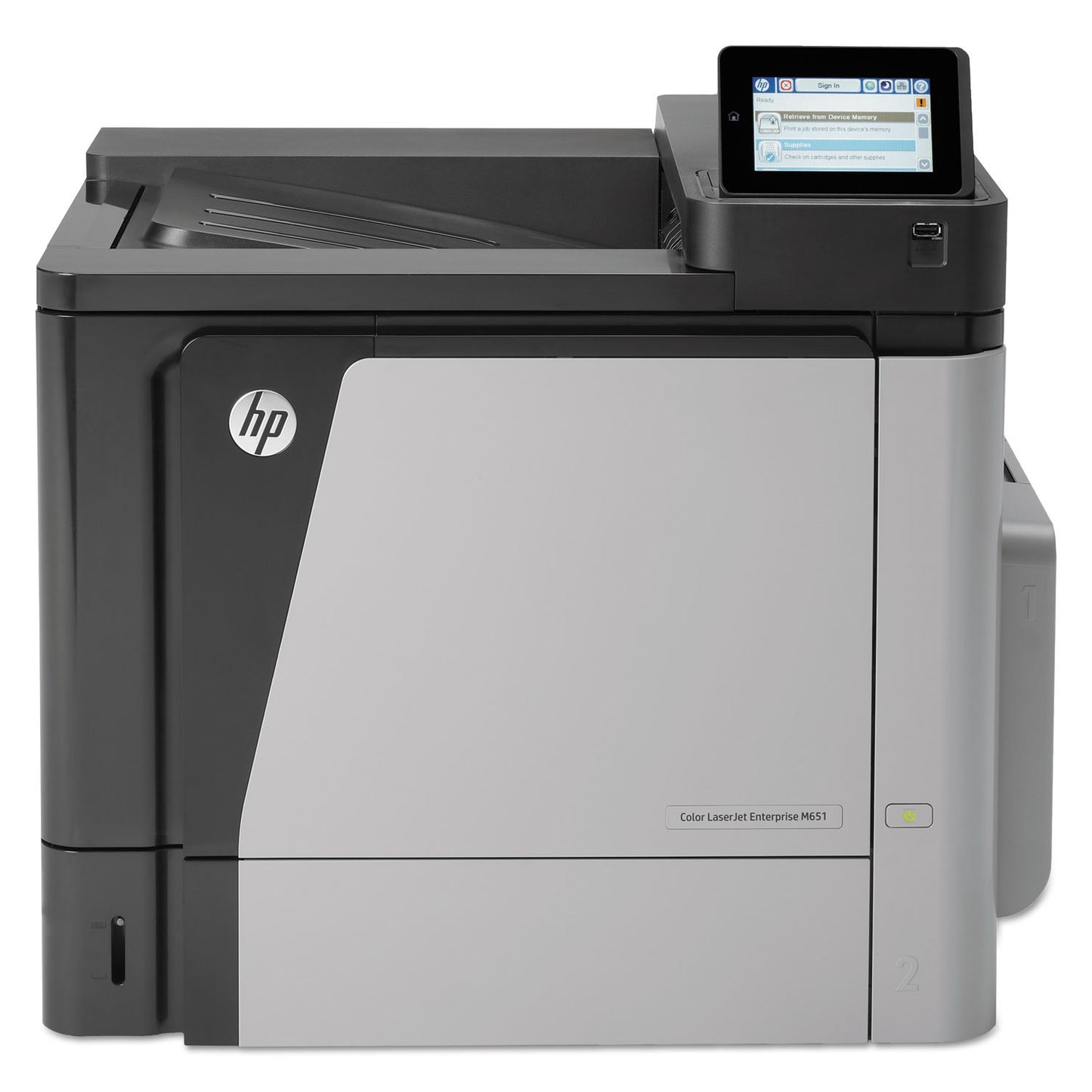 HP Laserjet Enterprise M651n A4 Colour Laser Printer page count 308 , consumables 100%
