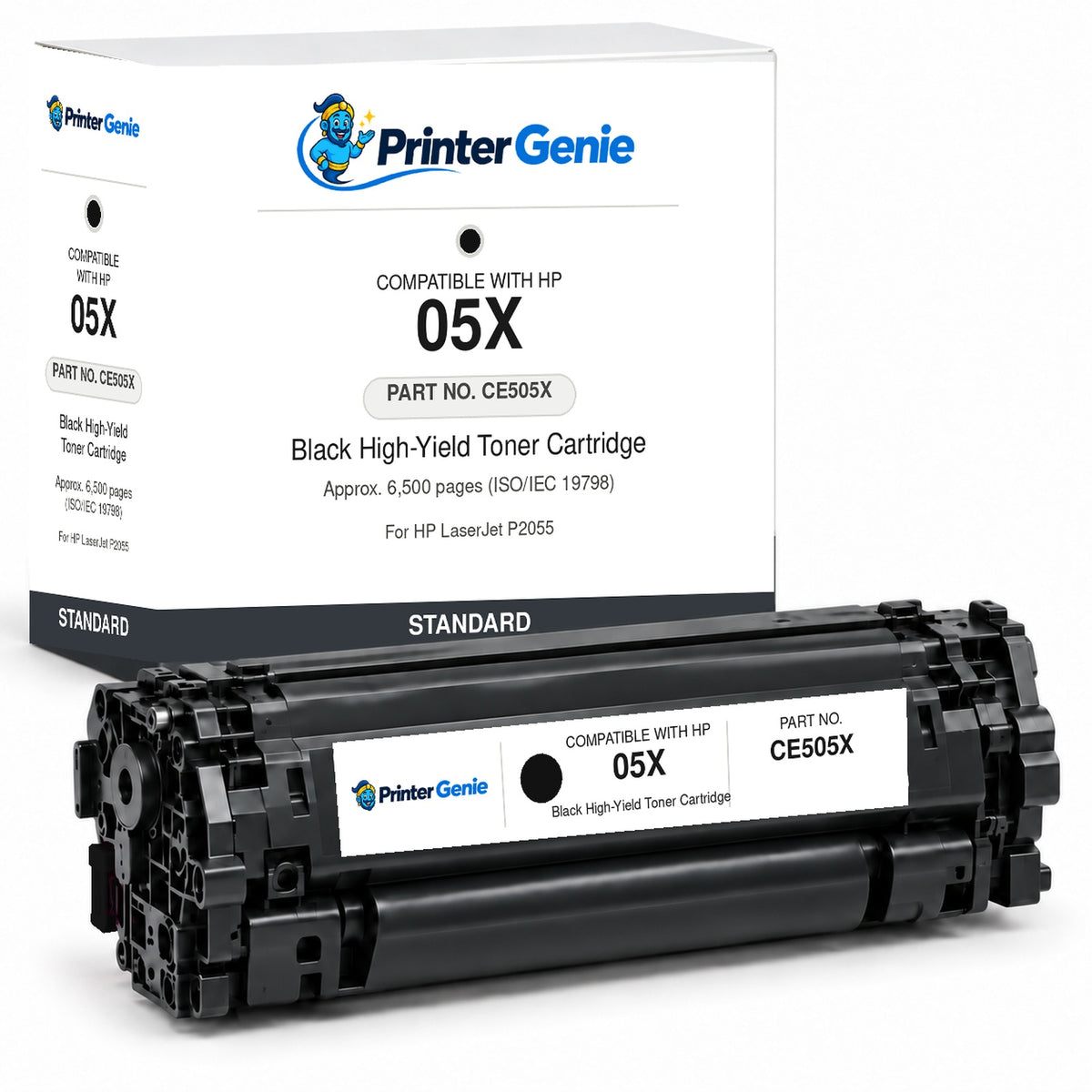 Compatible HP 05X Black Print Cartridge (6,500 Pages) CE505X