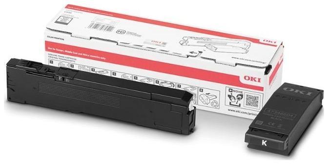 OKI C650 OEM black toner cartridge 09006130