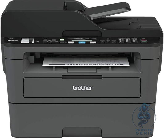 Brother MFC-L2710DW mono laser printer with scanner and ADF – fast duplex printing – compact wireless office printer
