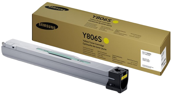 Samsung CLT-Y806S OEM yellow toner cartridge