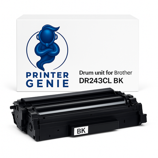 Printer Genie Drum Unit for Brother DR243CL Black (18k Yield) – Easy Install Support Available