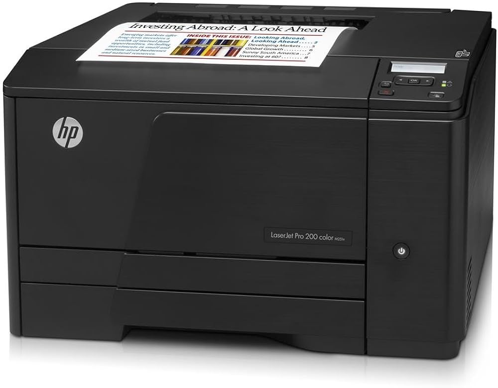 HP LaserJet Pro 200 M251n A4 Colour Laser Printer Low page count with new toners