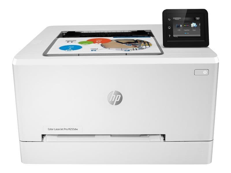 HP Colour LaserJet Pro M255dw page count of 5 original toners 100%
