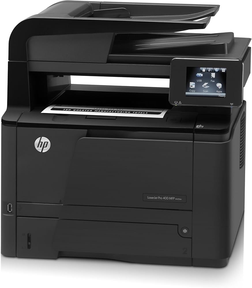 HP Laserjet Pro 400 M425dn A4 Mono Multifunction Laser with new toner