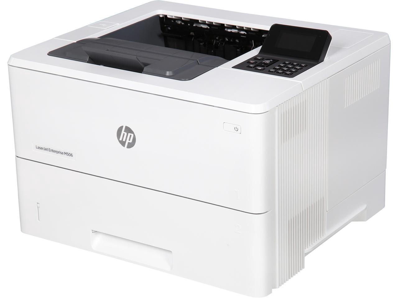 HP Laserjet Enterprise M506dn A4 Mono Laser Printer F2A69A - Printer Genie Ltd
