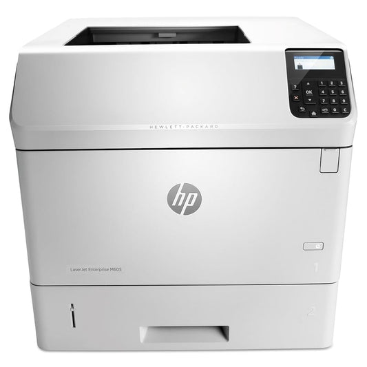 HP Laserjet Enterprise M605dn A4 Mono Laser Printer Refurbished - Printer Genie Ltd