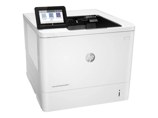 HP LaserJet Enterprise M611dn A4 Mono Laser Printer 7PS84A Refurbished - Printer Genie Ltd