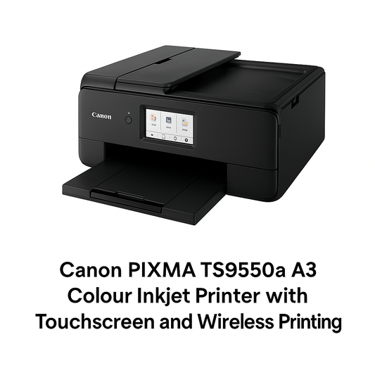 Canon PIXMA TS9550a A4 Colour Inkjet Printer – Print Copy Scan, Duplex, Wireless, Borderless Photos – New Open Box