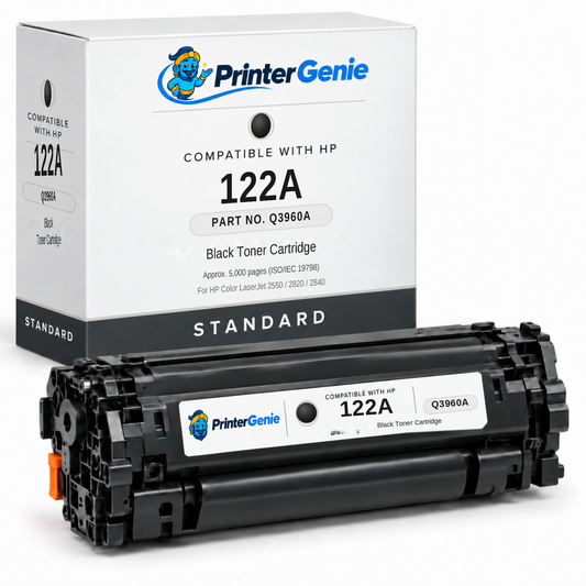Compatible HP 122A Black Toner Cartridge (5,000 Pages) Q3960A