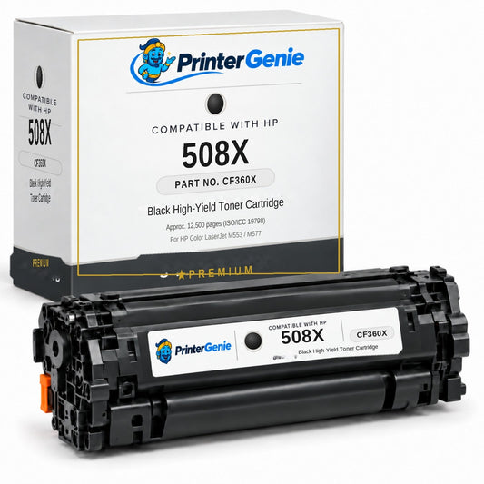 Premium Compatible HP 508X Black Toner Cartridge (CF360X)