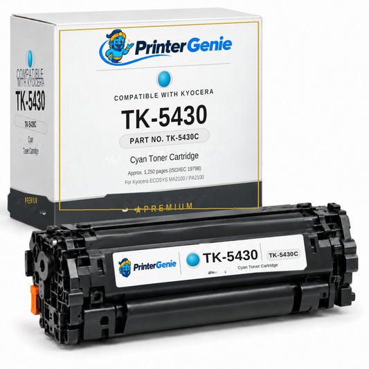 Premium Compatible Kyocera TK-5430C Cyan Toner Cartridge